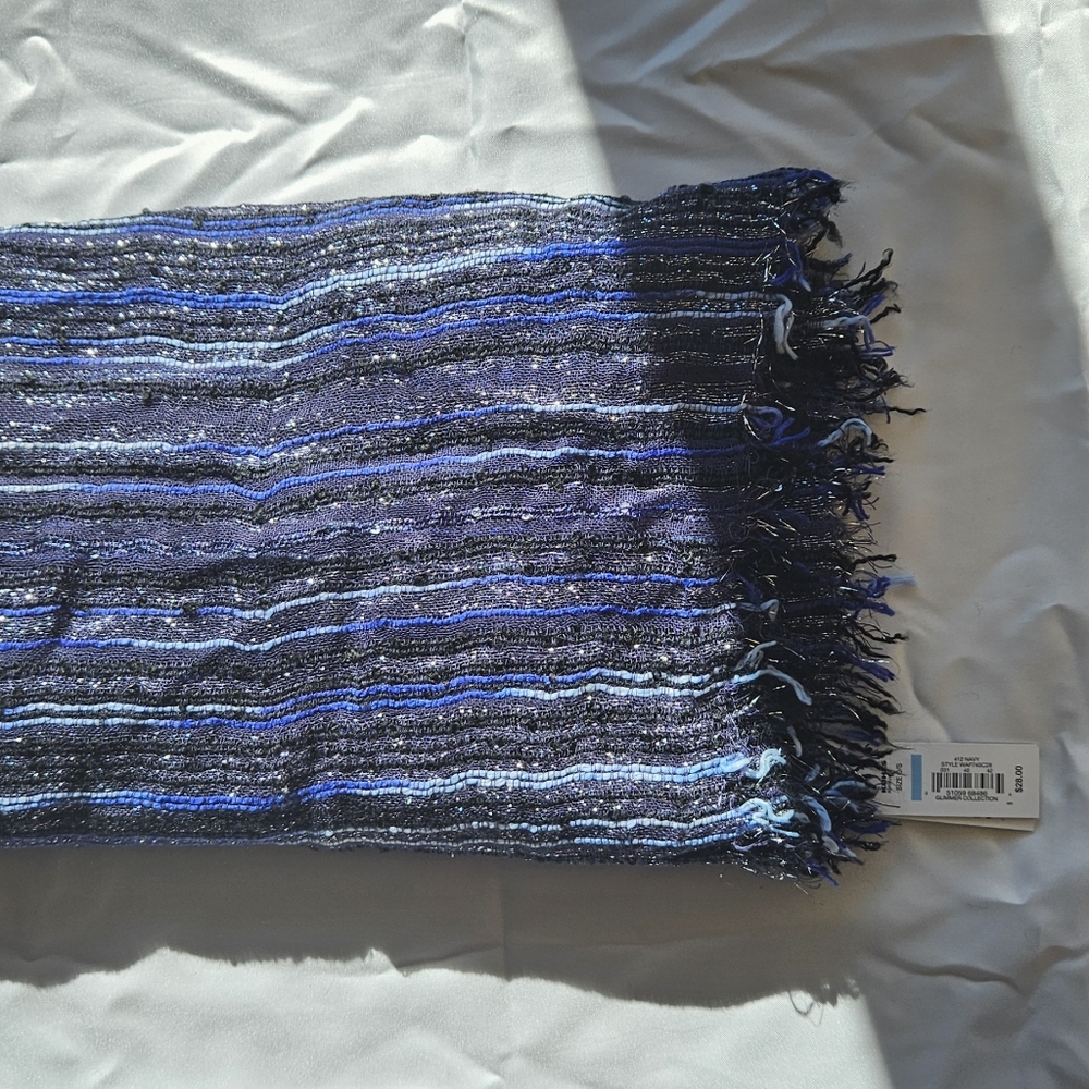 Blue Shaw/ Scarf